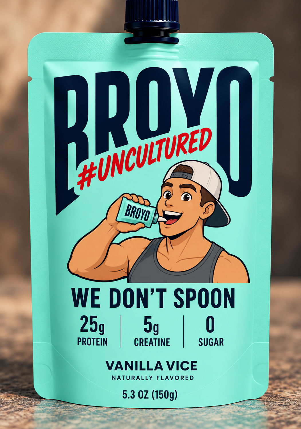 Real Broyo Vanilla Vice pouch, front packaging